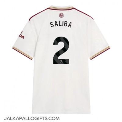 Arsenal William Saliba #2 Kolmaspaita 2025-26 Lyhythihainen Arsenal William Saliba #2 Kolmaspaita 2025-26 Lyhythihainen